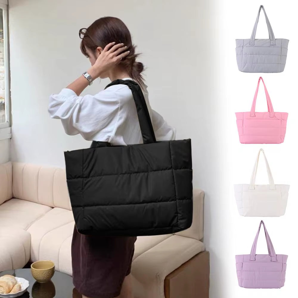 Large Capacity Versatile Tote Bag for Women - Commuter Messenger Shoulder Bag with Multiple Pockets, Ideal for Maternity Use