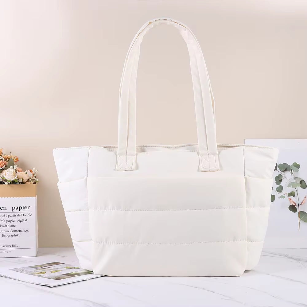Large Capacity Versatile Tote Bag for Women - Commuter Messenger Shoulder Bag with Multiple Pockets, Ideal for Maternity Use